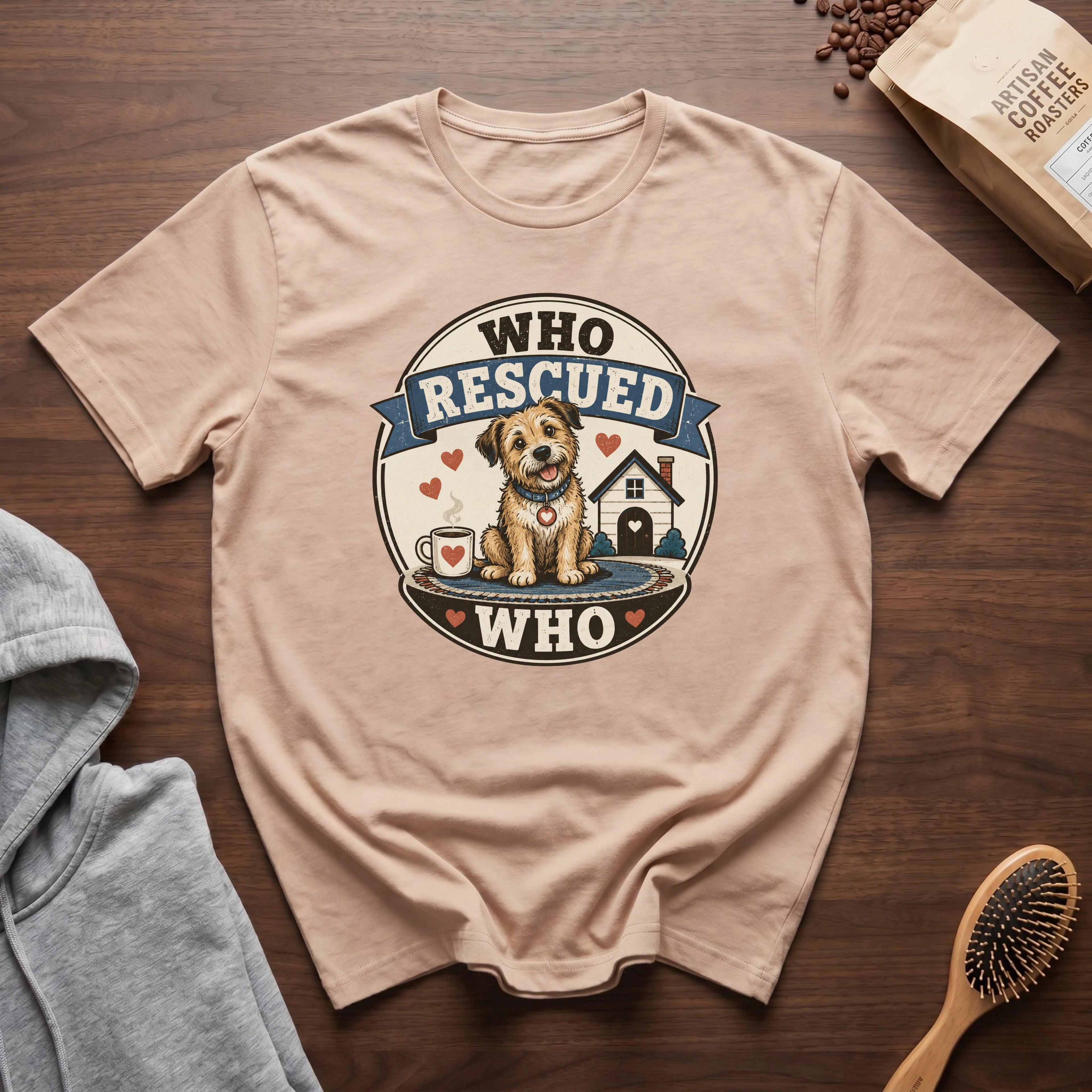 Who Rescued Who T-Shirt
