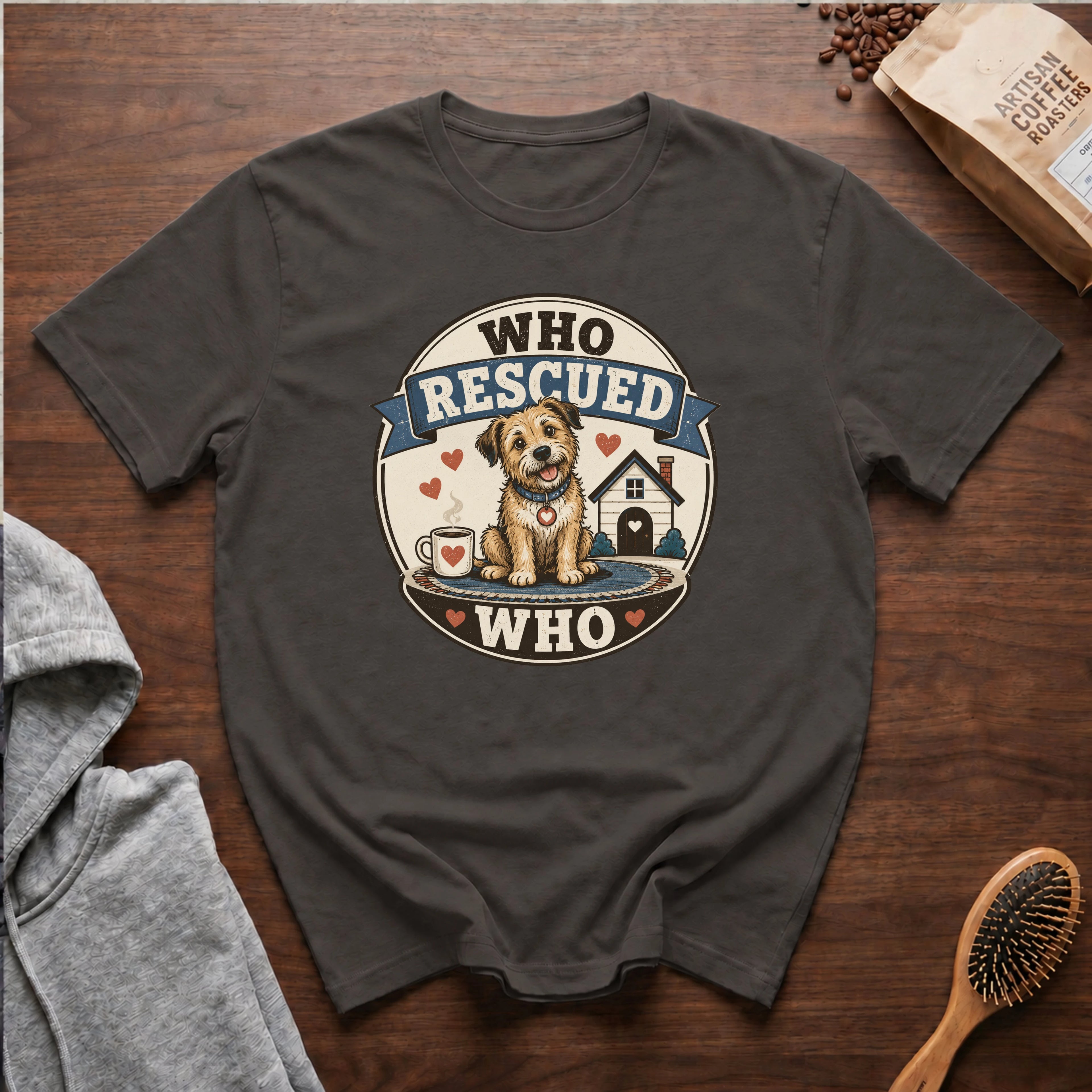 Who Rescued Who T-Shirt