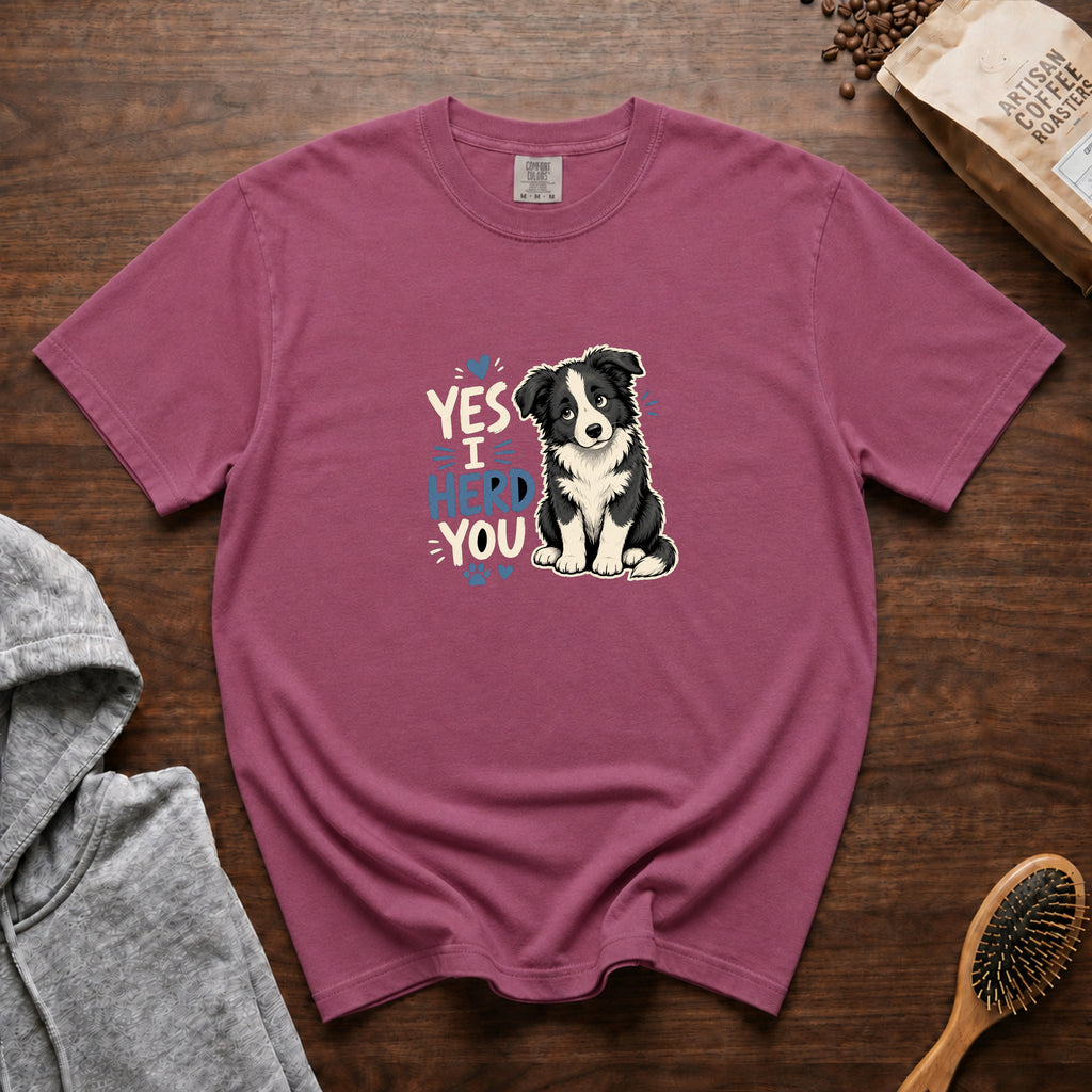 Yes I Herd You Transparent T-Shirt — Berry