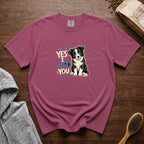 Yes I Herd You Transparent T-Shirt — Berry