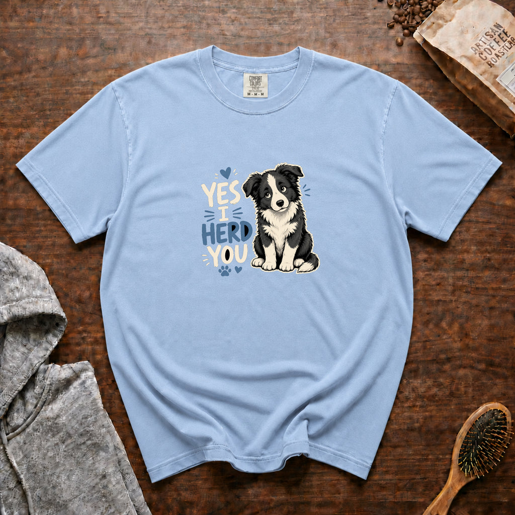 Yes I Herd You Transparent T-Shirt — Chambray