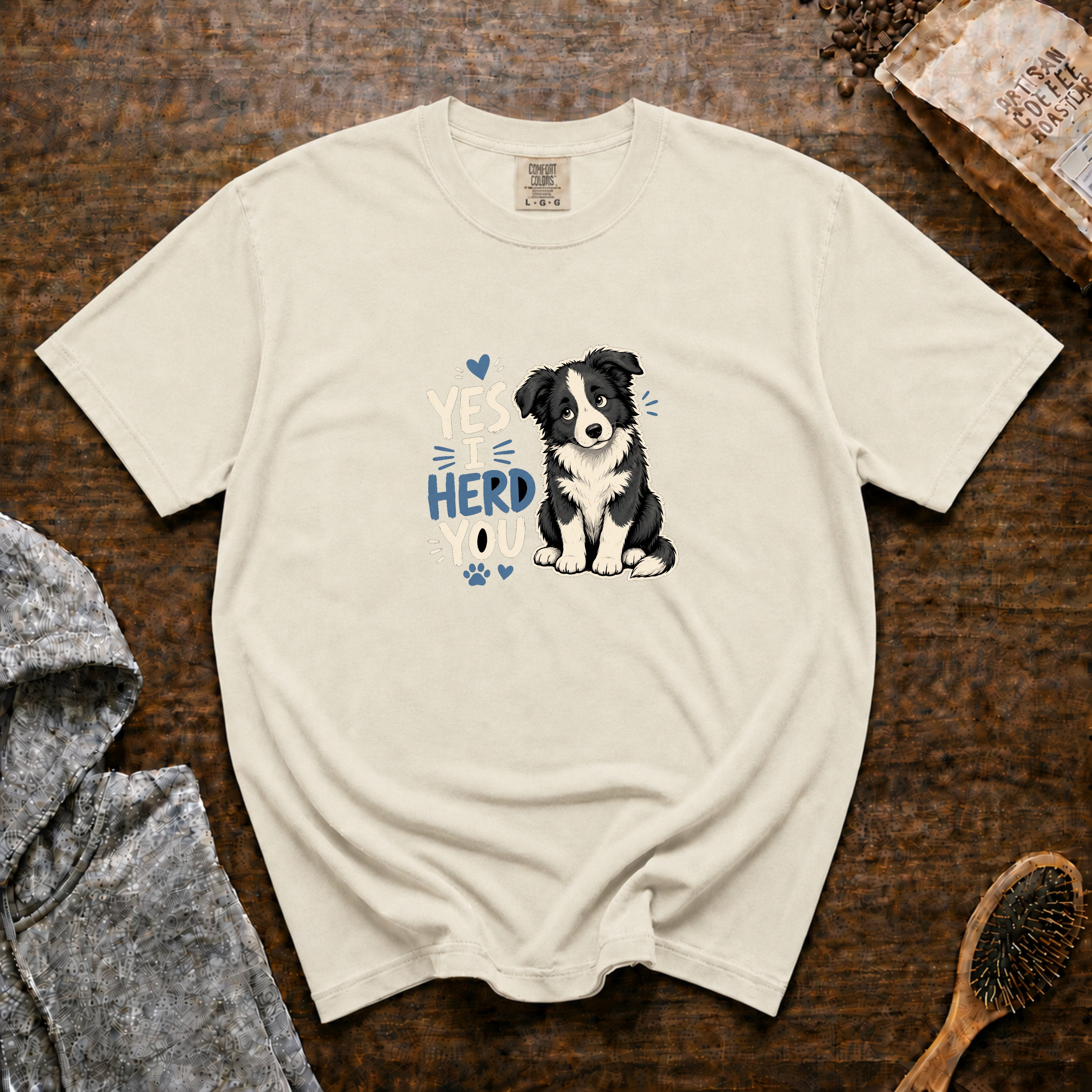Yes I Herd You Transparent T-Shirt — Ivory
