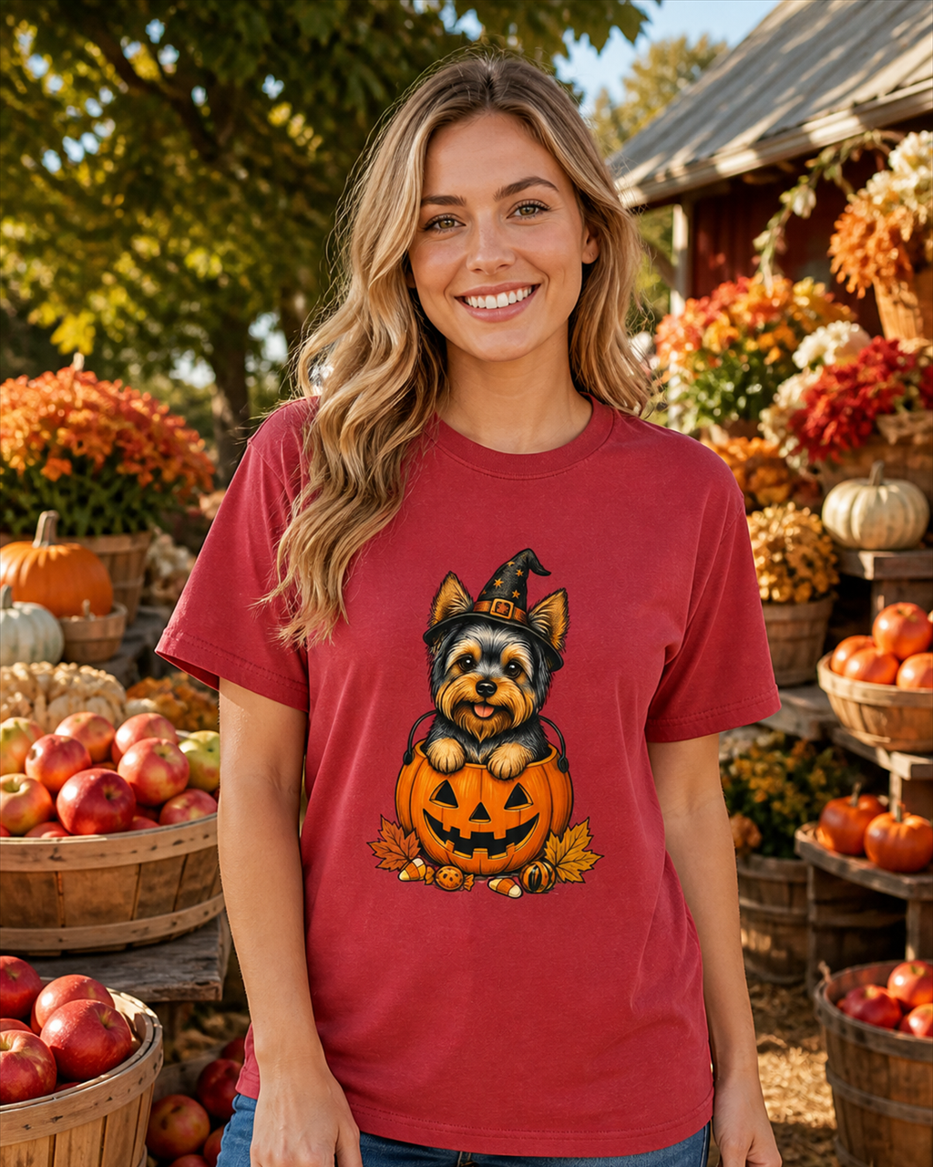 Yorkshire Terrier Halloween T-Shirt