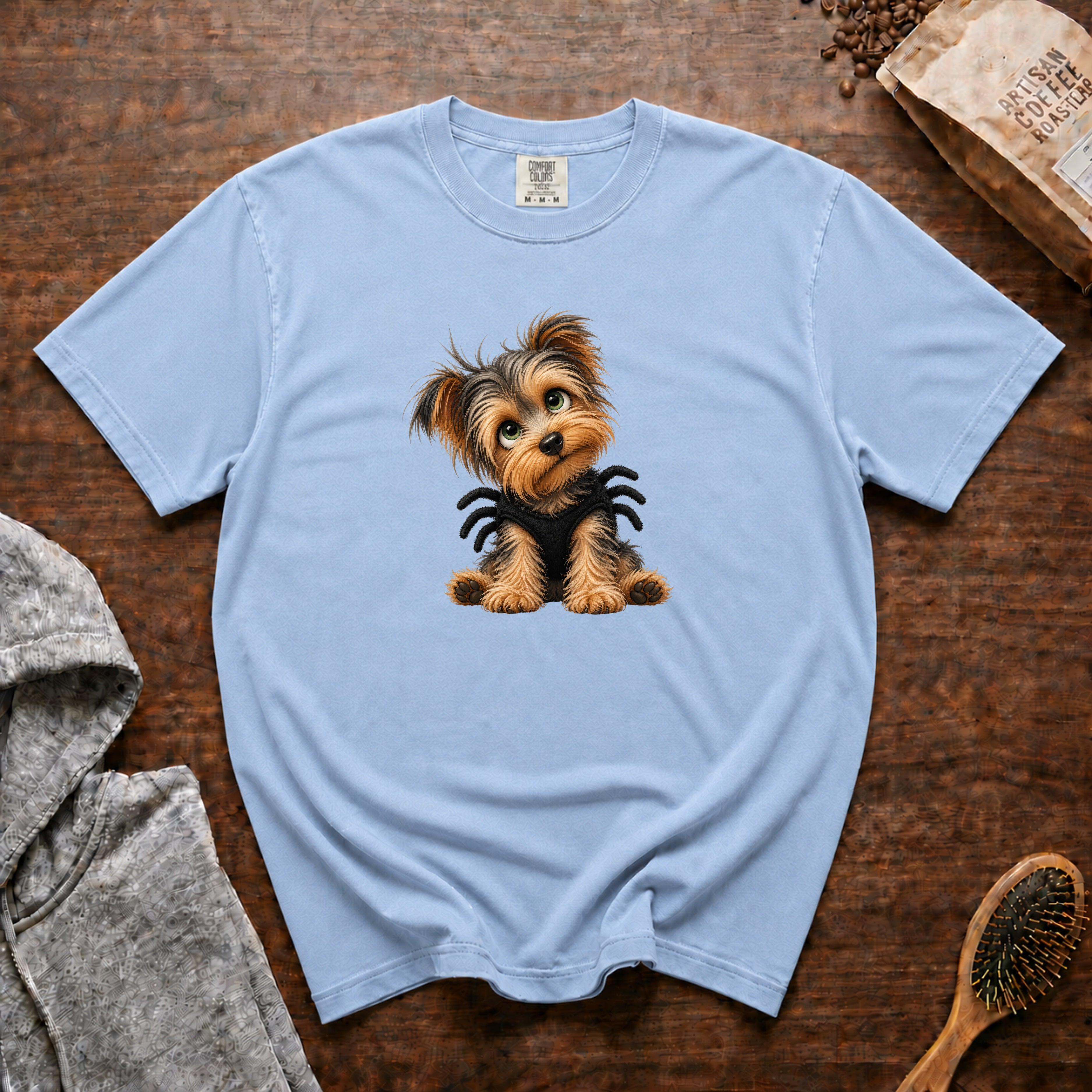 Yorkshire Terrier T-Shirt — Chambray