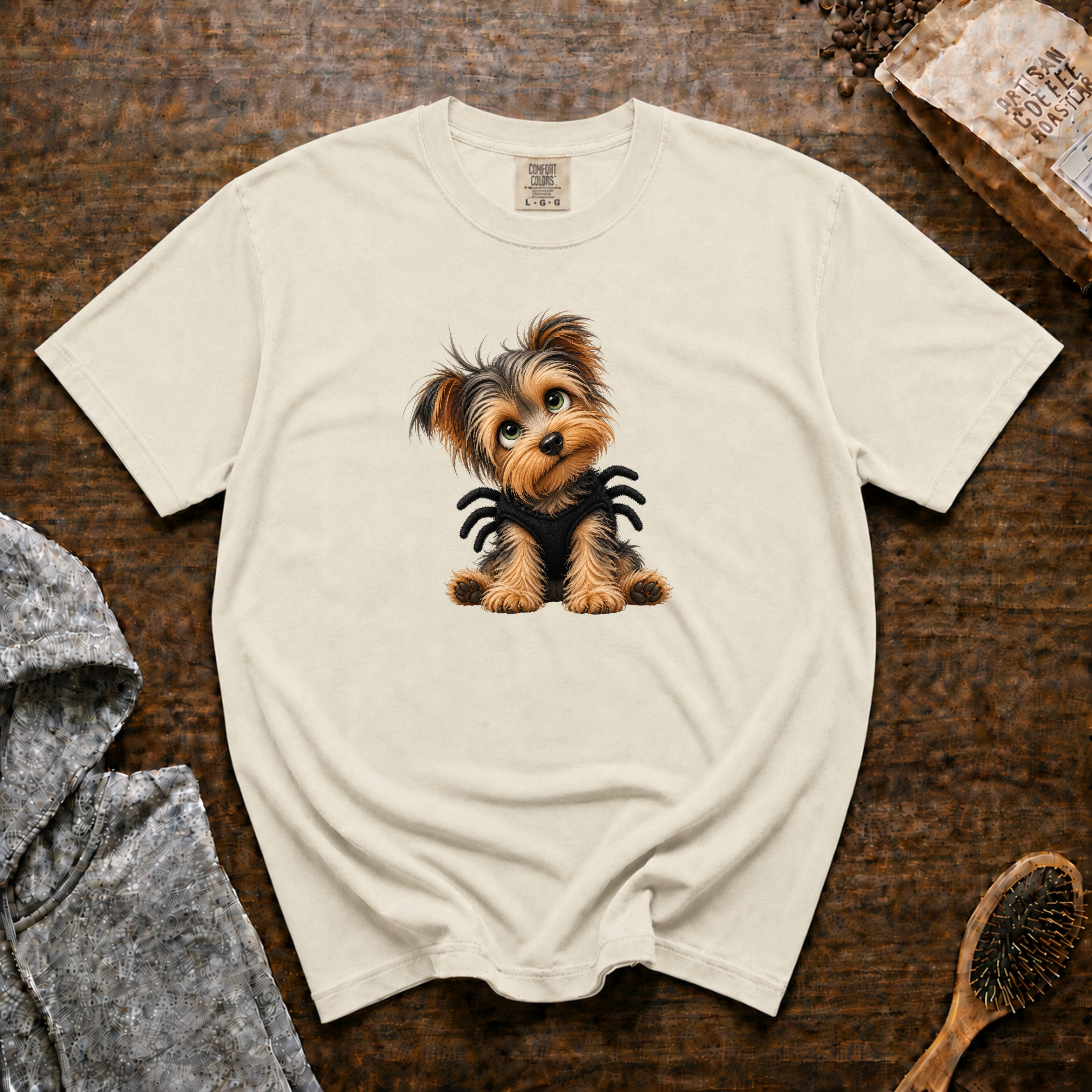 Yorkshire Terrier T-Shirt — Ivory