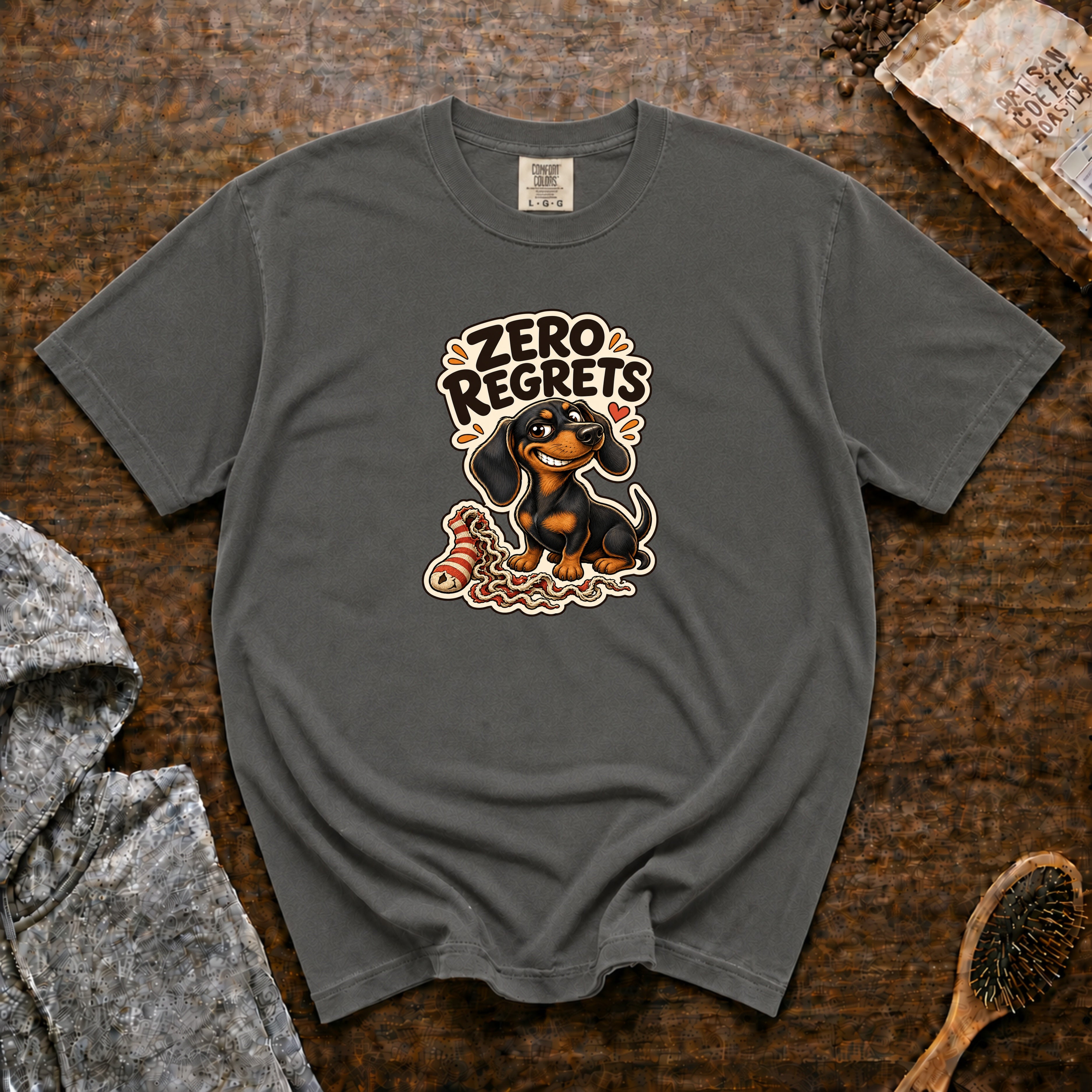 Zero Regrets T-Shirt — Pepper