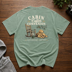 Cabin Coffee Companion Snow Washed Oversized Cotton T-Shirt