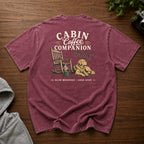 Cabin Coffee Companion Snow Washed Oversized Cotton T-Shirt