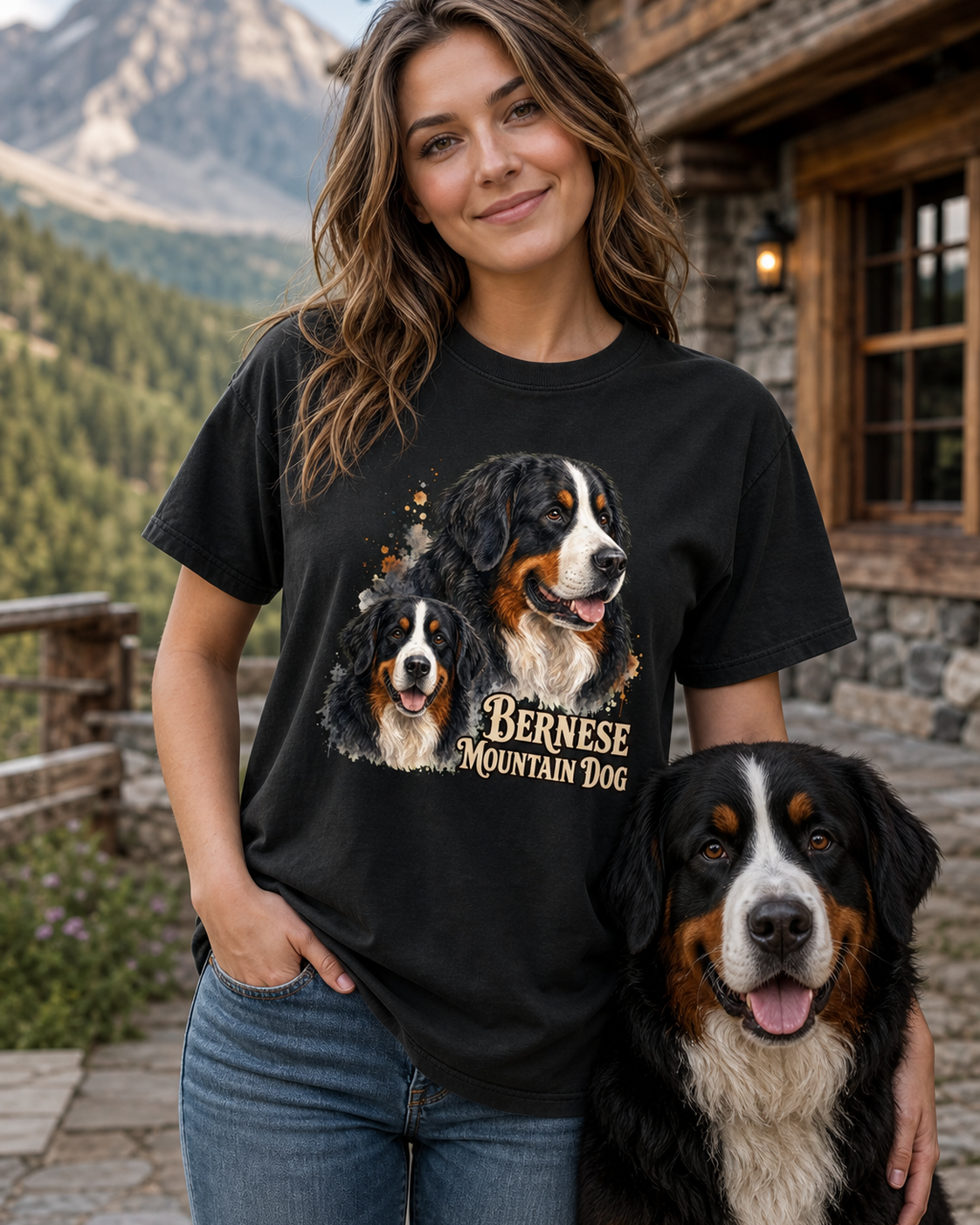 Bernese Mountain Dog T-Shirt | Bernese Lover Tee