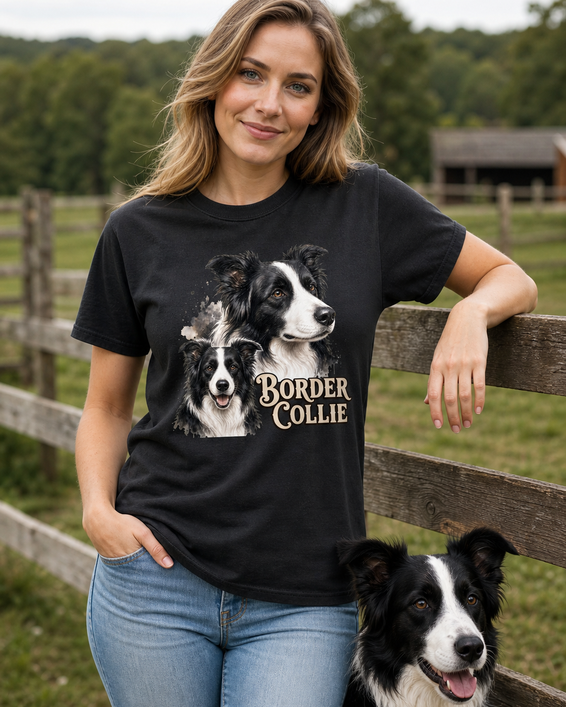 Border Collie T-Shirt | Border Collie Lover Smart Tee