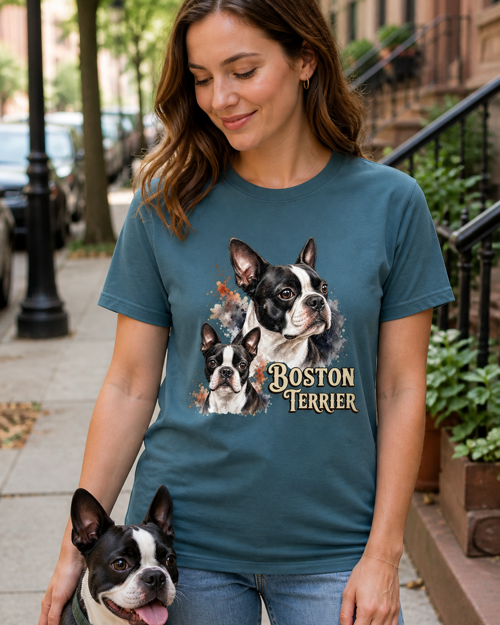 Boston Terrier T-Shirt | Boston Terrier Dog Lover Tee