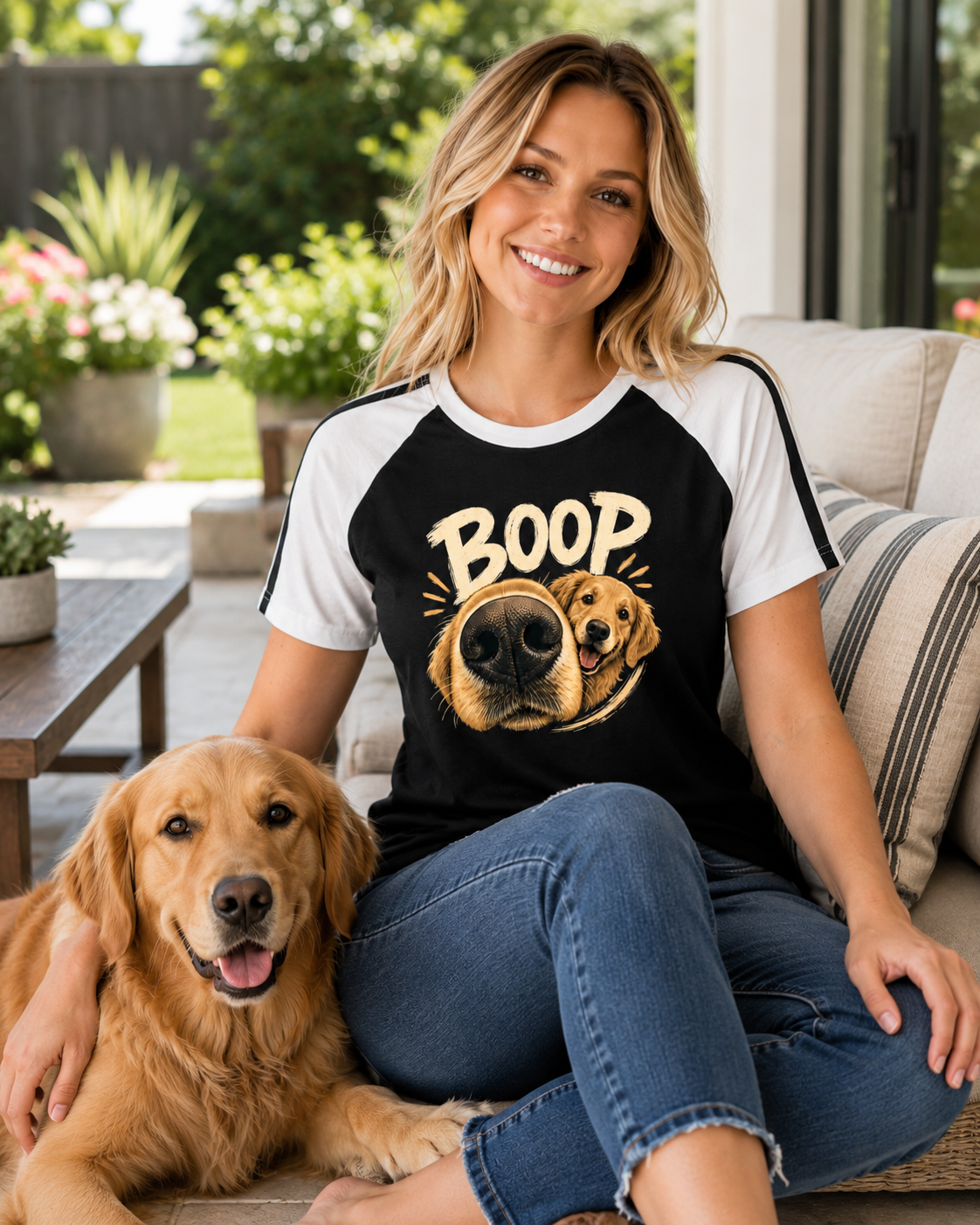 Boop Golden Brew Line Raglan T-Shirt