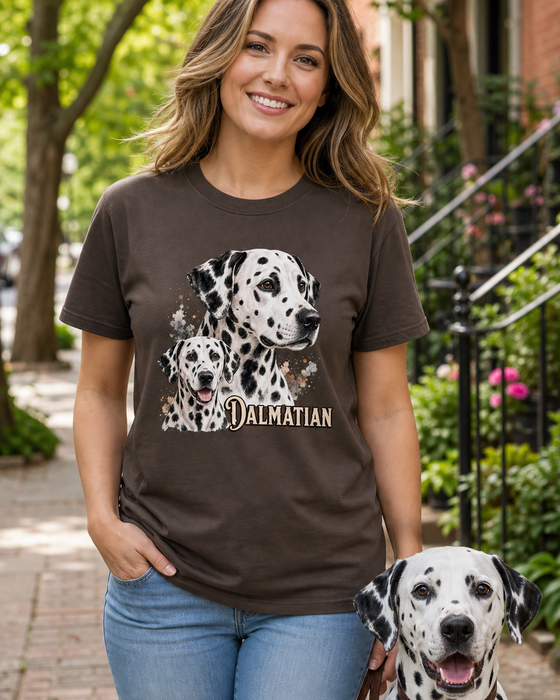 Dalmatian T-Shirt | Dalmatian Lover Spotted Dog Tee