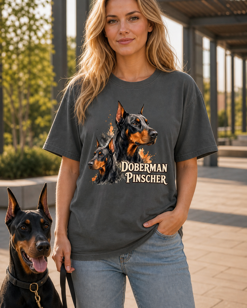 Doberman Pinscher T-Shirt | Doberman Dog Lover Tee