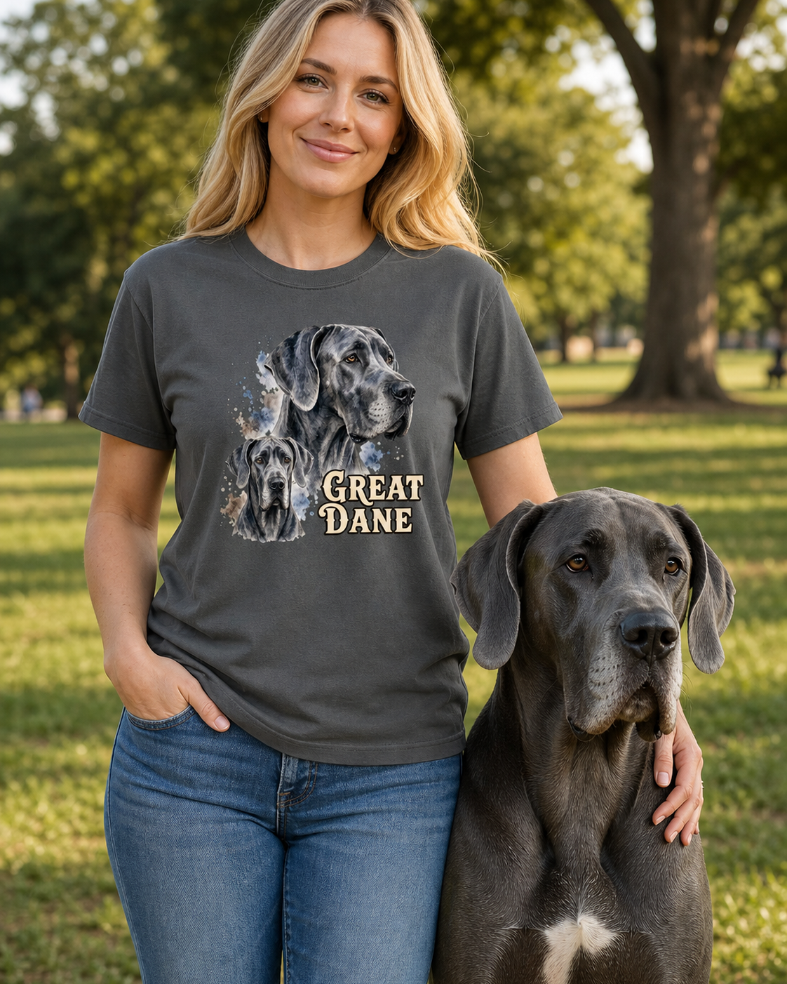 Great Dane T-Shirt | Great Dane Lover Gentle Giant Tee