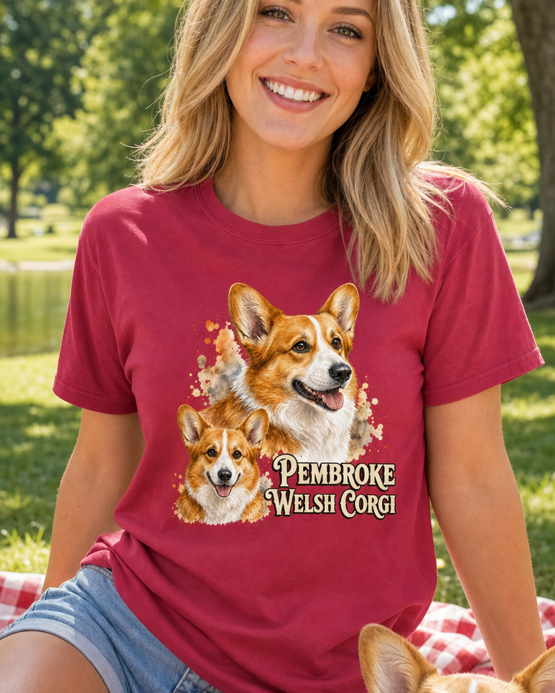 Pembroke Welsh Corgi T-Shirt | Corgi Lover Royal Tee