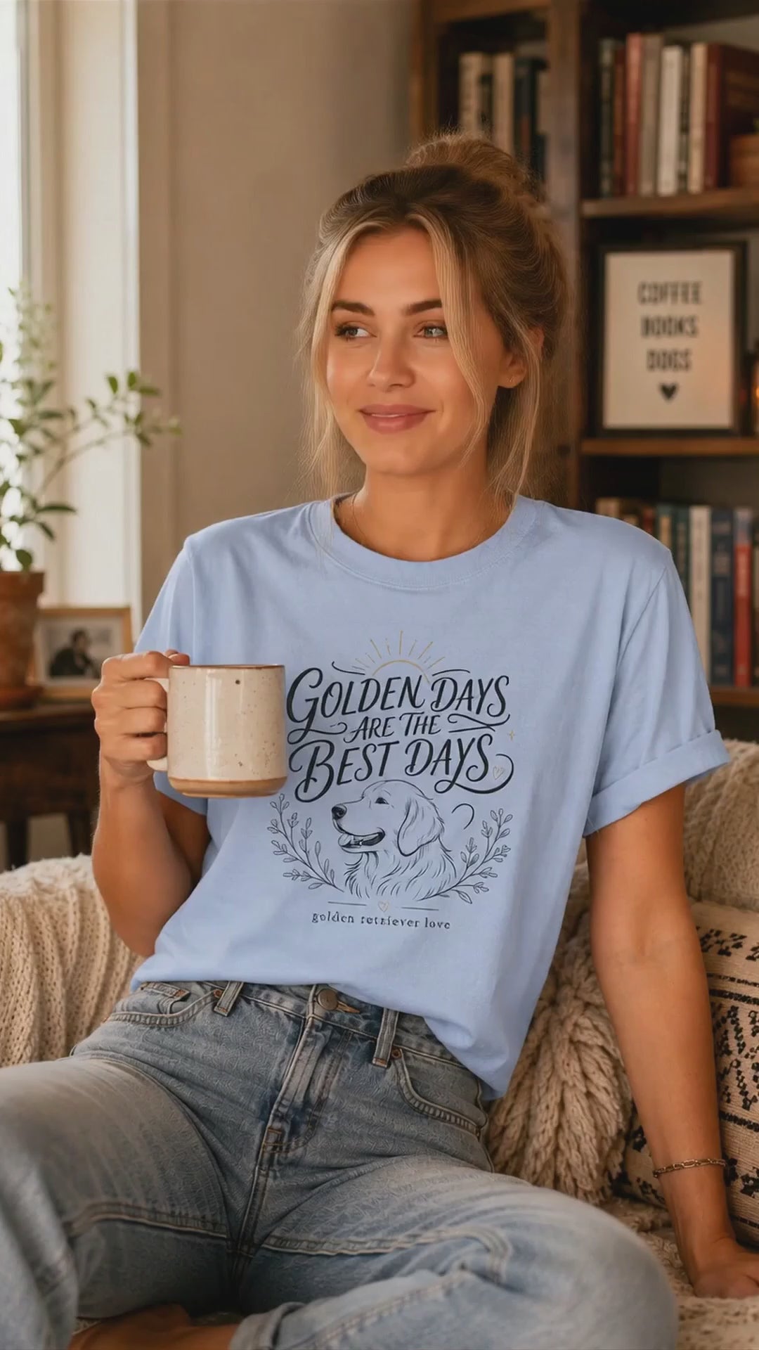 Golden Days Are The Best Days T-Shirt | Golden Retriever Tee