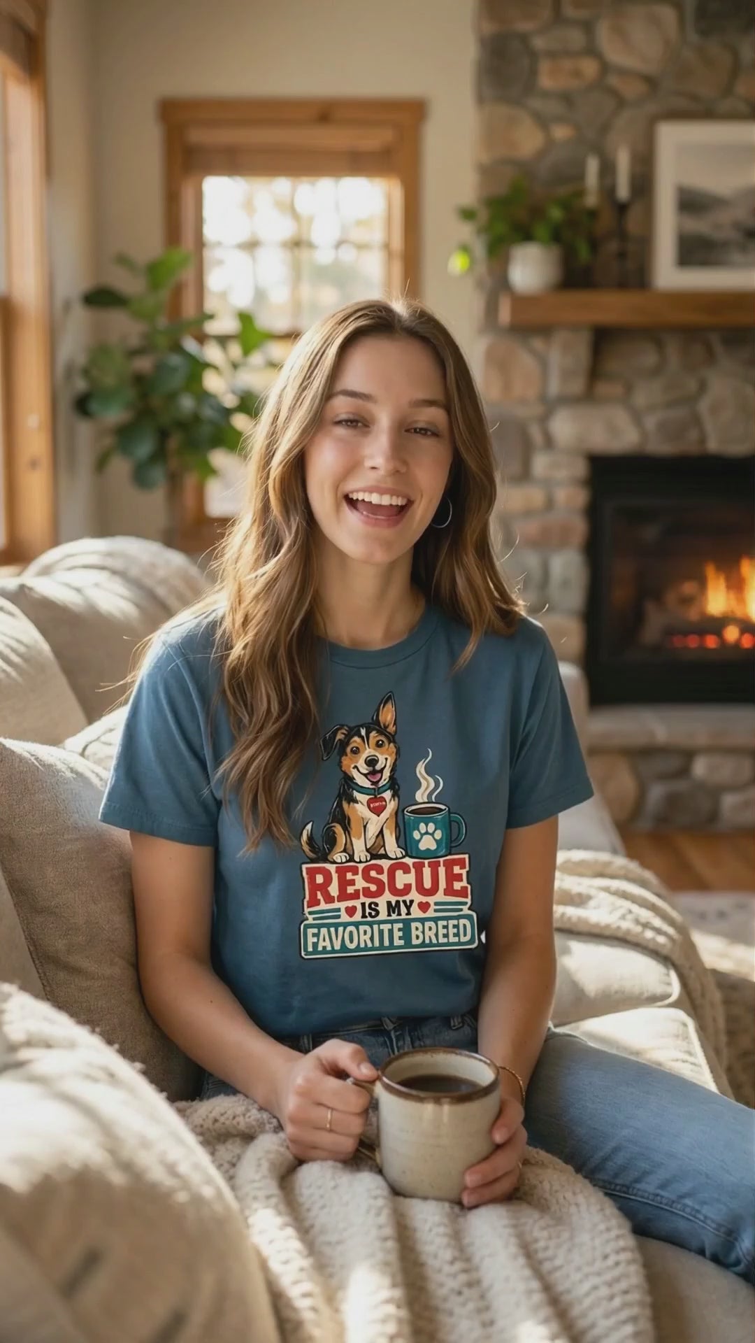 Rescue Is My Favorite Breed T-Shirt | Rescue Dog Lover Tee