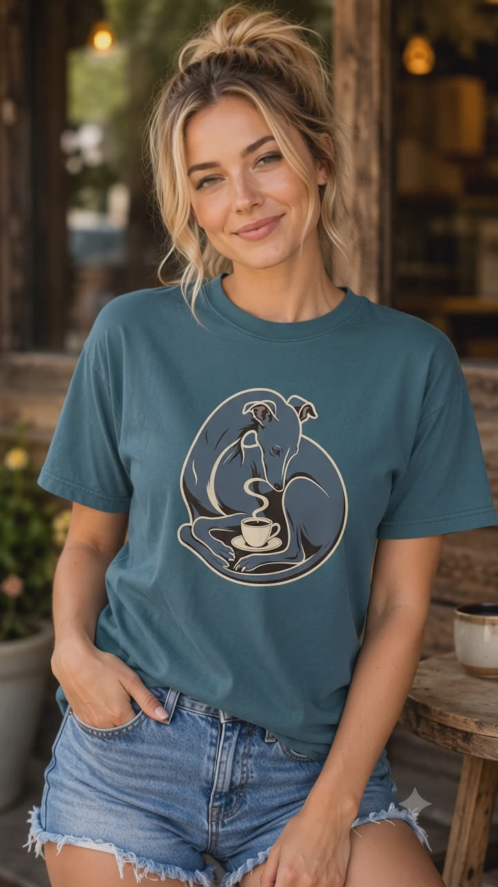 Espresso Guardian T-Shirt | Funny Dog Coffee Lover Tee