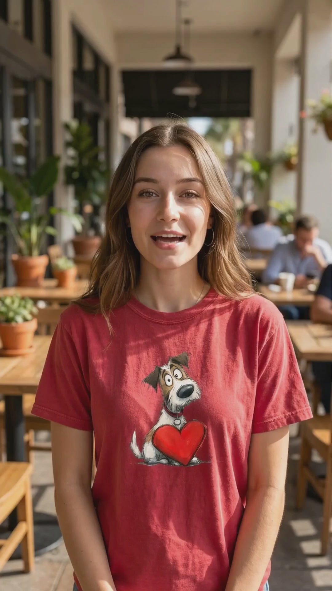 Terrier Heart T-Shirt | Terrier Dog Lover Tee