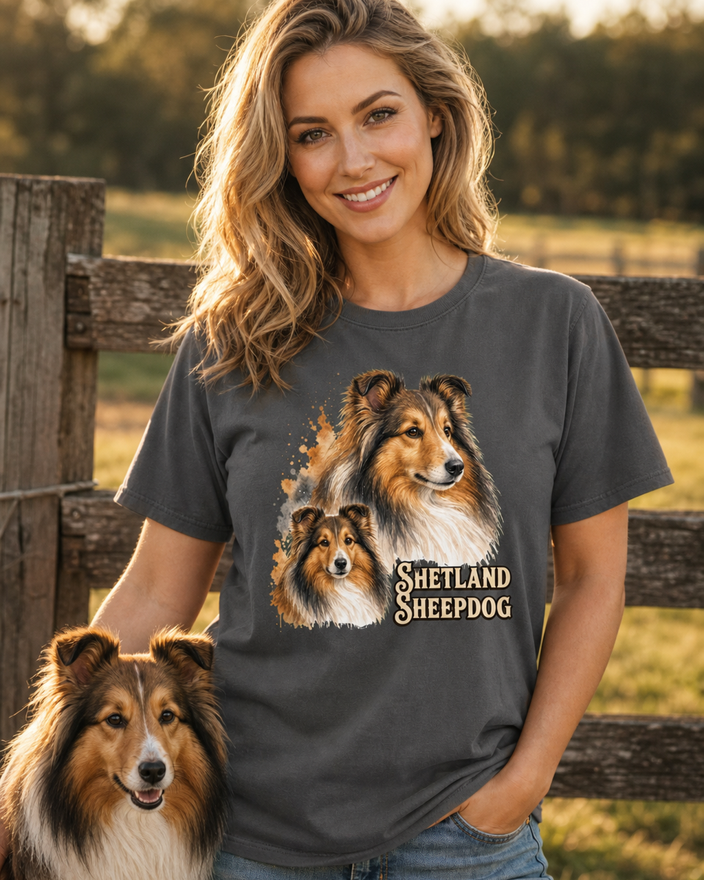 Shetland Sheepdog T-Shirt | Sheltie Dog Lover Tee