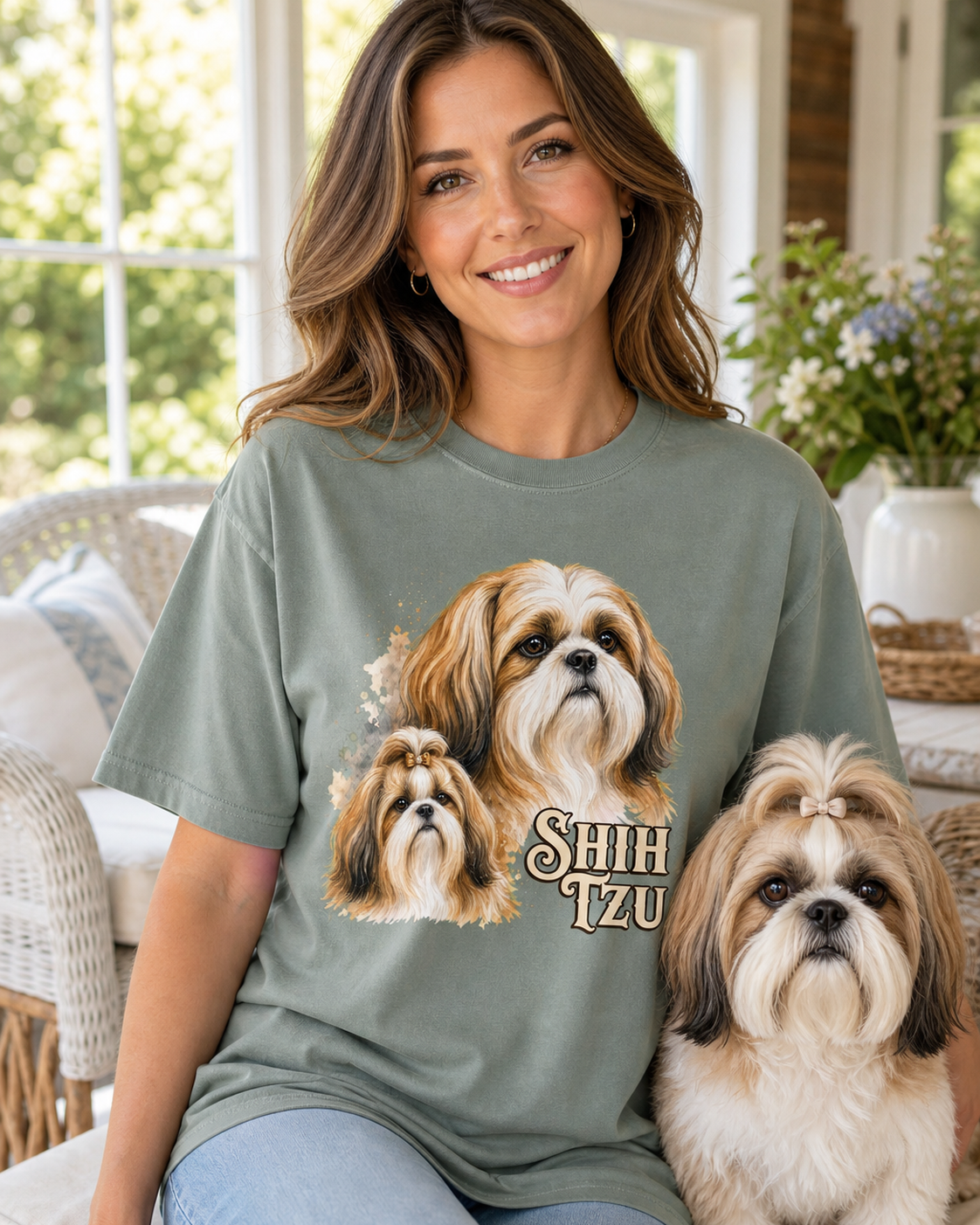 Shih Tzu T-Shirt | Shih Tzu Lover Lion Dog Tee