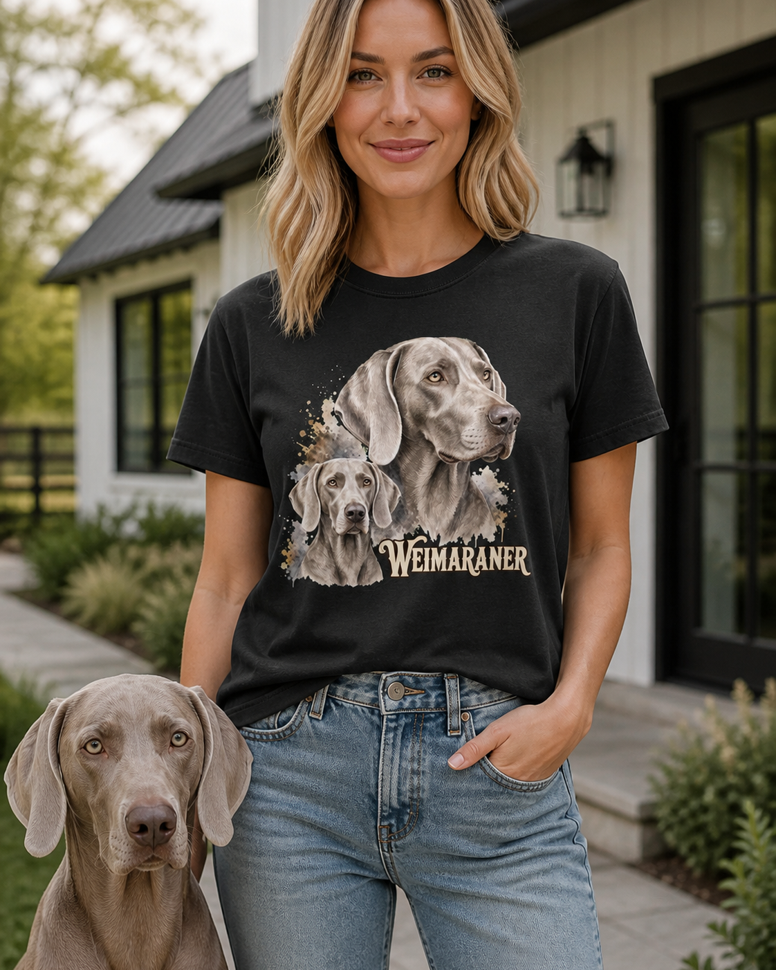 Weimaraner T-Shirt | Weimaraner Dog Lover Gift Tee